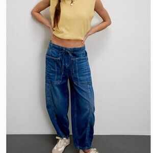 We The Free Silverton Pull-On Barrel Jeans